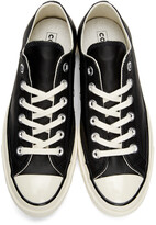 Thumbnail for your product : Converse Black Leather Chuck 70 OX Sneakers