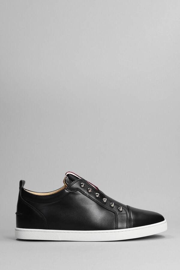 Christian Louboutin Men's Rantu Colorblock Leather Low-top Sneakers
