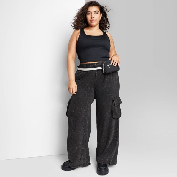 Women's High-rise Tapered Joggers - Wild Fable™ : Target