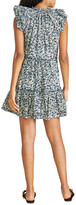 Thumbnail for your product : Veronica Beard Zee Tiered Sleeveless Dress
