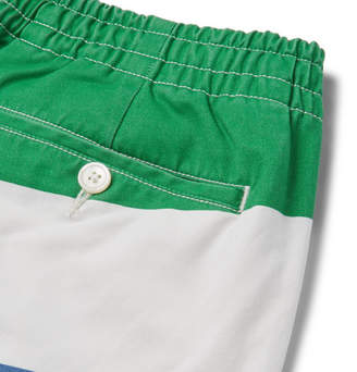 Polo Ralph Lauren Colour-block Stretch-cotton Twill Shorts - Multi