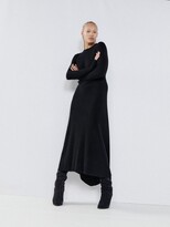 Thumbnail for your product : Raey Cashmere-blend Ribbed Fishtail Dress