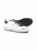 Thumbnail for your product : Golden Goose Kids Star-Print Lace-Up Sneakers