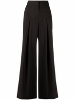 Thumbnail for your product : Antonelli Pleated Flared Trousers
