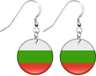 Body Candy Bulgaria Flag Earrings