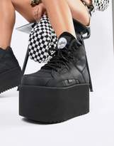 Thumbnail for your product : Buffalo David Bitton London classic extreme flatform sneakers in black