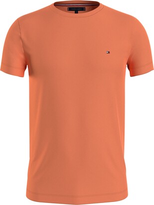 Tommy Hilfiger Men's Orange T-shirts | ShopStyle
