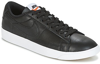 nike blazer black leather