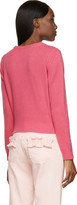 Thumbnail for your product : Marc by Marc Jacobs Pink Cropped Iris Sweater