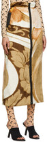 Thumbnail for your product : Marine Serre Multicolor Blanket Zipped Skirt