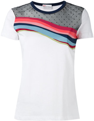 RED Valentino contrast T-shirt