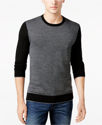 Michael Kors Men's Colorblocked Herringbone Sweater