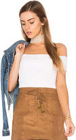 Thumbnail for your product : 525 America Off Shoulder Ribbed Top