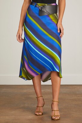 Dorothee Schumacher Citylight Skirt in Colorful Stripes