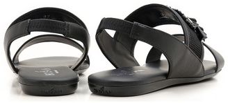 Hogan Sandals In Leather With Accessories
