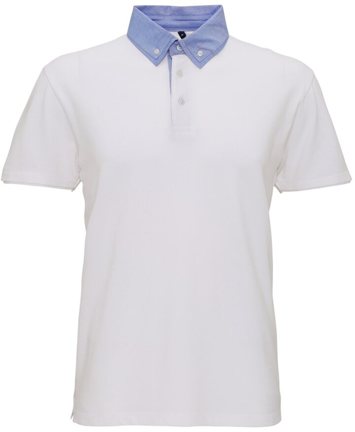 button down collar polo shirts