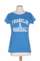 Franklin Et Marshall Manches Et Courtes Et 1 Femme De Couleur Bleu