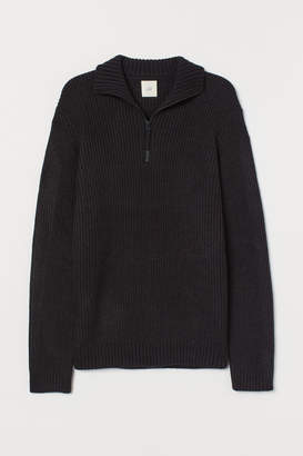 H&M Stand-up collared jumper