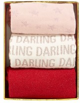 Thumbnail for your product : Kate Spade 'day' boxed socks (3-Pack)