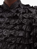 Thumbnail for your product : Comme des Garçons Comme des Garçons Ruffled Satin Coat - Black