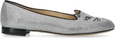 Thumbnail for your product : Charlotte Olympia Embellished Kitty Ballet Flats