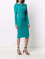 Thumbnail for your product : Talbot Runhof Fitted Ruched Dress