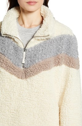 Thread and Supply Chevron Stripe Wubby Fleece Pullover