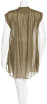 Thumbnail for your product : By Malene Birger Sleeveless Button-Up Top