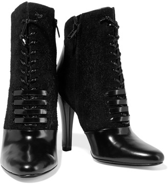 3.1 Phillip Lim Harleth leather and lace ankle boots