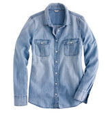 Thumbnail for your product : J.Crew Keeper chambray shirt