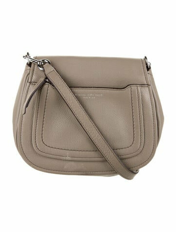Marc Jacobs Grained Leather Crossbody Bag Grey ShopStyle