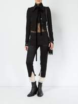 Thumbnail for your product : Ann Demeulemeester bow tie cropped jacket
