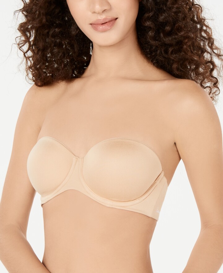 Calvin Klein Lightly Lined Constant Strapless Bra QF5528 - ShopStyle