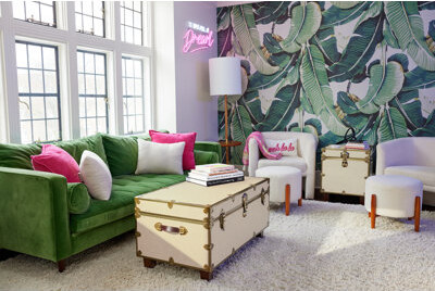 Rhino Trunk and Case Rhino Luxury Faux Leather End Table