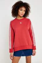 Thumbnail for your product : adidas Red 3-Stripe Sweatshirt