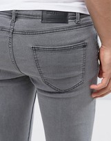 Thumbnail for your product : ONLY & SONS Super Extreme Skinny Washd Grey Jeans