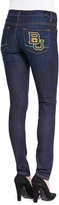 Thumbnail for your product : OCJ Denim BaylorÂ Branded Skinny Jeans, Blue