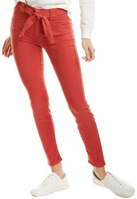 Mother The Tie Patch Looker Fruit Punch Skinny Leg Jean