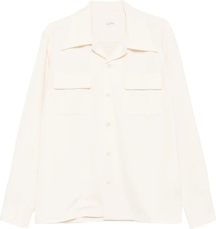 Second/Layer Double-Pocket Long-Sleeve Shirt