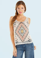 Thumbnail for your product : Alloy The Classic Aztec Open Stitch Tank