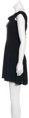 Reformation Off-The-Shoulder Mini Dress Black Off-The-Shoulder Mini Dress