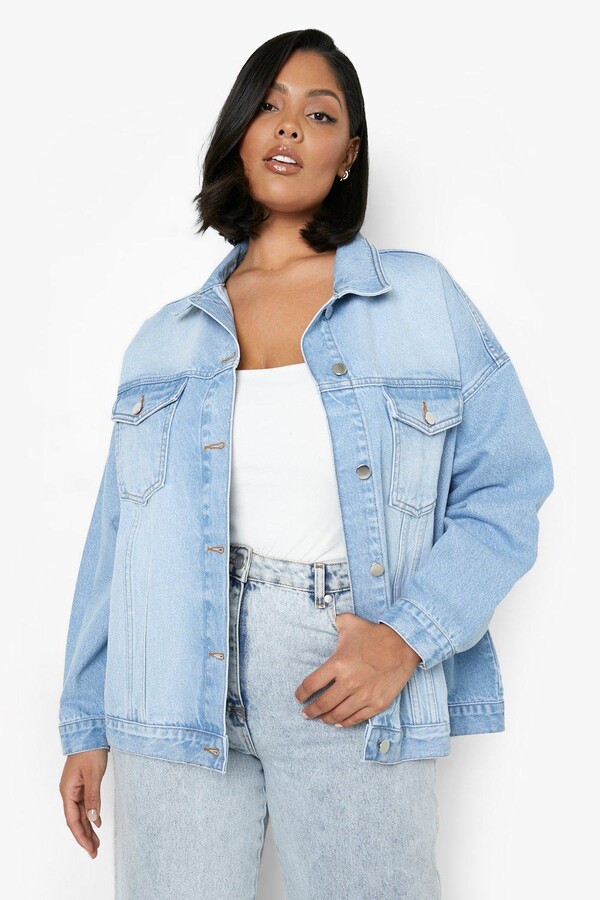 plus size jean jacket | Nordstrom