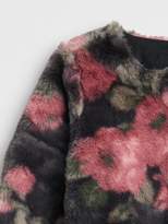 Thumbnail for your product : Gap Floral Faux-Fur Coat