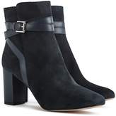 Thumbnail for your product : Reiss ENRICA SUEDE BUCKLE DETAIL BOOTS Navy