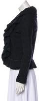 Thumbnail for your product : Magaschoni Wool Ruffle Draped Jacket