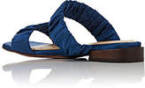 Thumbnail for your product : Mari Giudicelli WOMEN'S ASAMI RUCHED SATIN SLIDE SANDALS