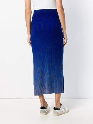 N.Peal gradient knitted pencil skirt