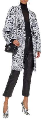 Norma Kamali Leopard-Print Ponte Jacket