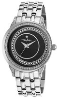 Thumbnail for your product : Thierry Mugler Women's Silver-Tone Steel Black Dial