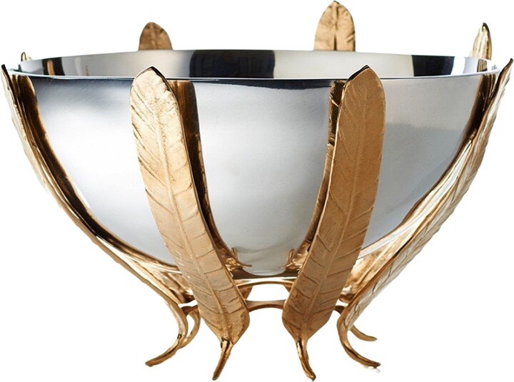 Lunares Feather Pedestal Bowl